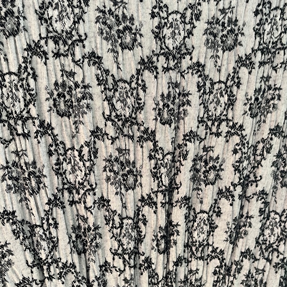 Christy Dawn Mia Dress Deadstock Gray Jacquard XS - Picture 4 of 6